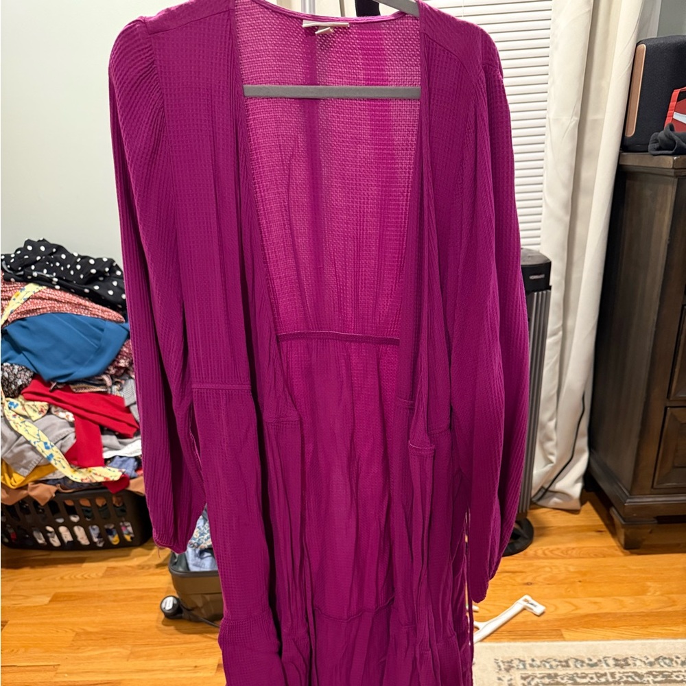 Knox Rose Rich Purple wrap around dress